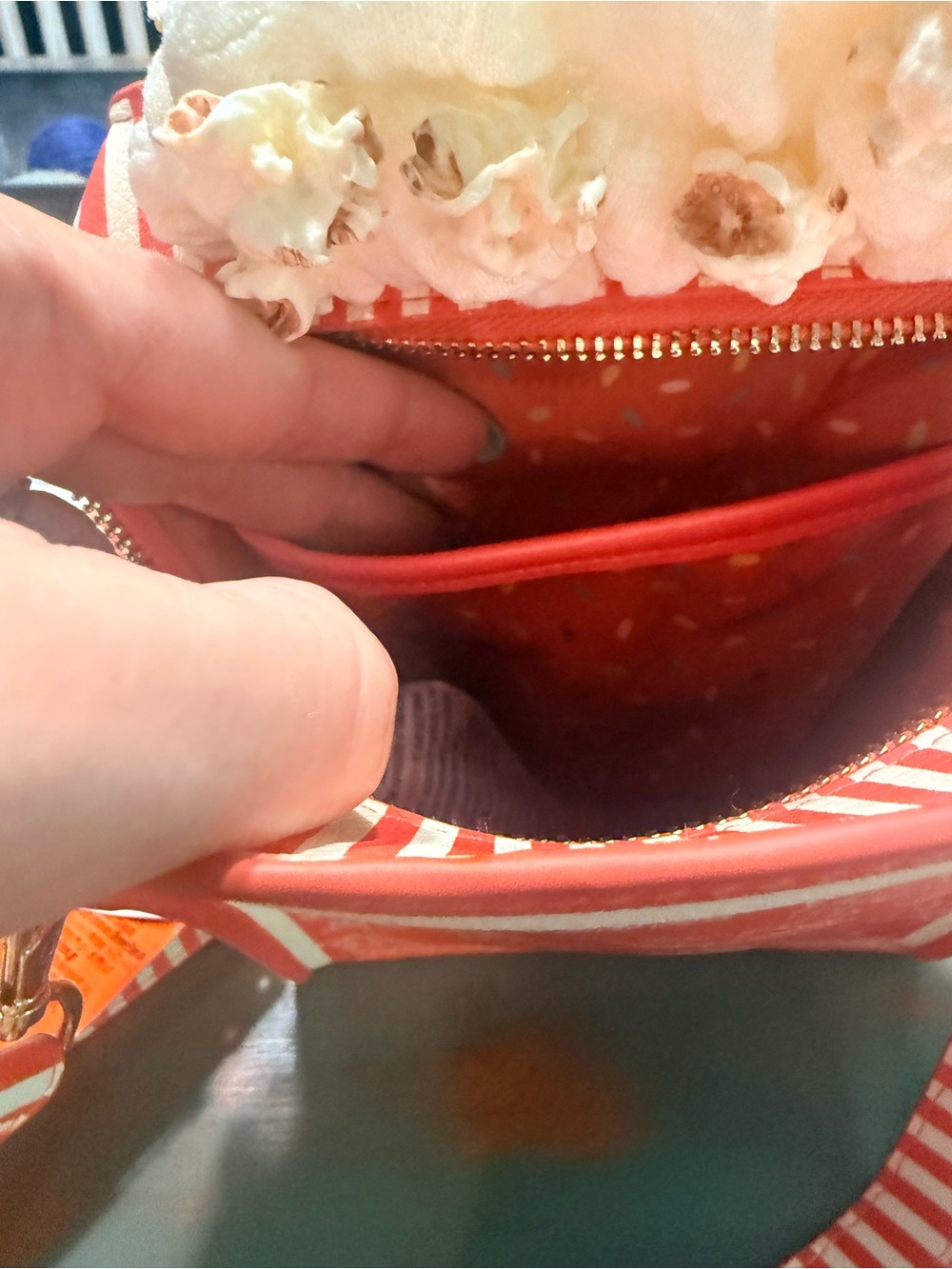 Women’s Red Popcorn Crossbody Bag - Disney - Picture 8 of 9